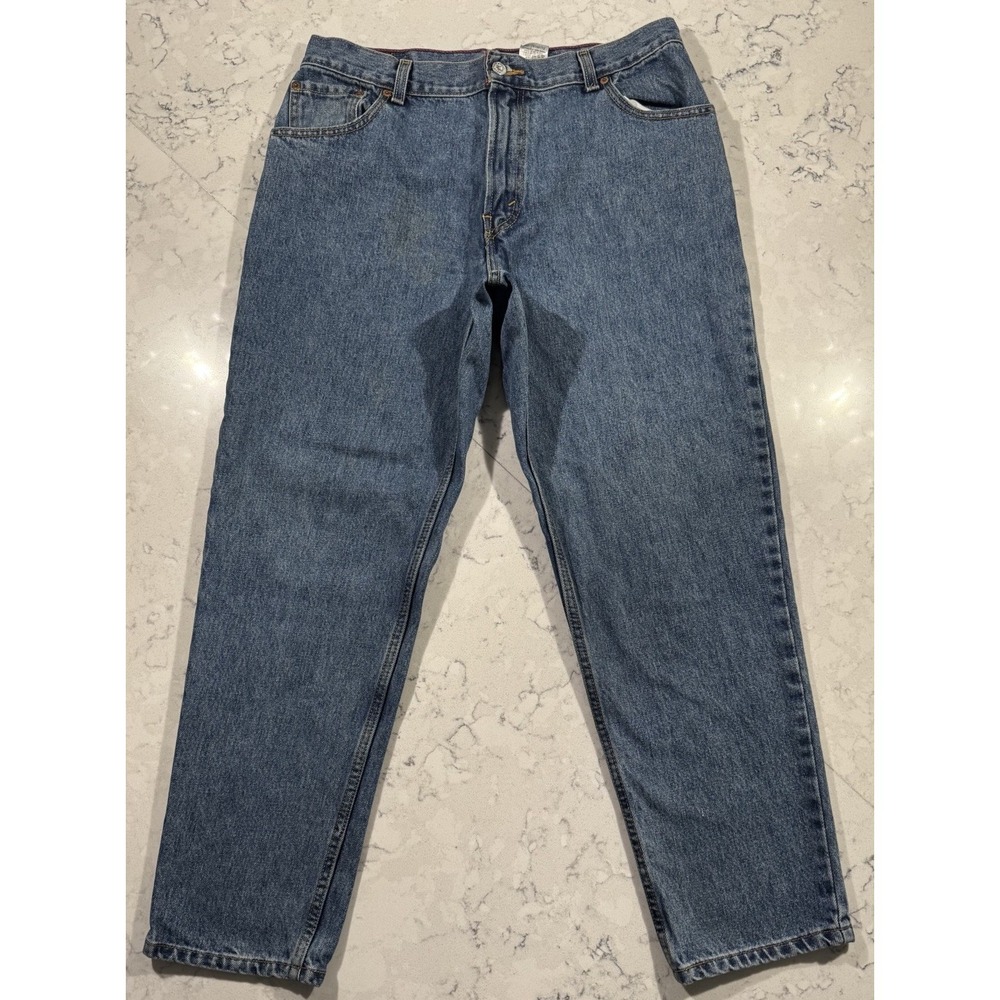 VTG Y2K Levi's 550 Jeans Womens 14 Blue Medium Wash‎ Relaxed Fit Tapered Denim